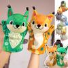 Cute Fairy Tale Squirrel Hand Puppet Plush Toys Adorbale Birds Budgerigar Parrots Teaching Kindergarten Birthday Gift for Kids