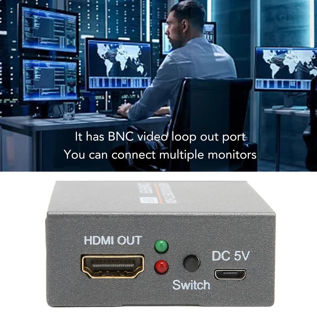 1080P Verlustfreies Video Plug Play HDMI Konverter für CCTV Kamera AHD TVI CVI CVBS zu HDMI Adapter für HDTV Monitor