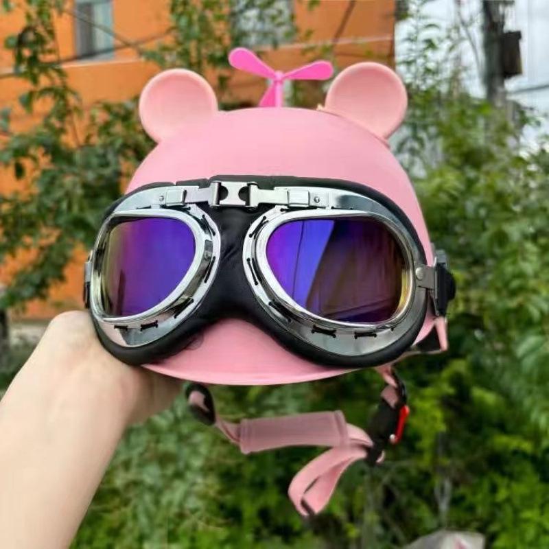 Children s Summer Half Helmet: Unisex Cartoon Safety for Boys & Girls