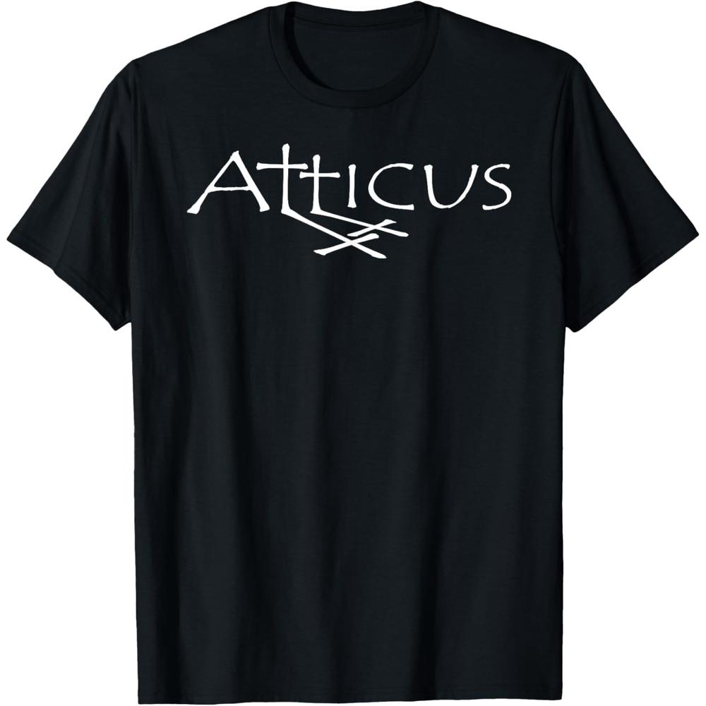 ATTICUS Double Cross T Shirt (White Print) XL чёрный