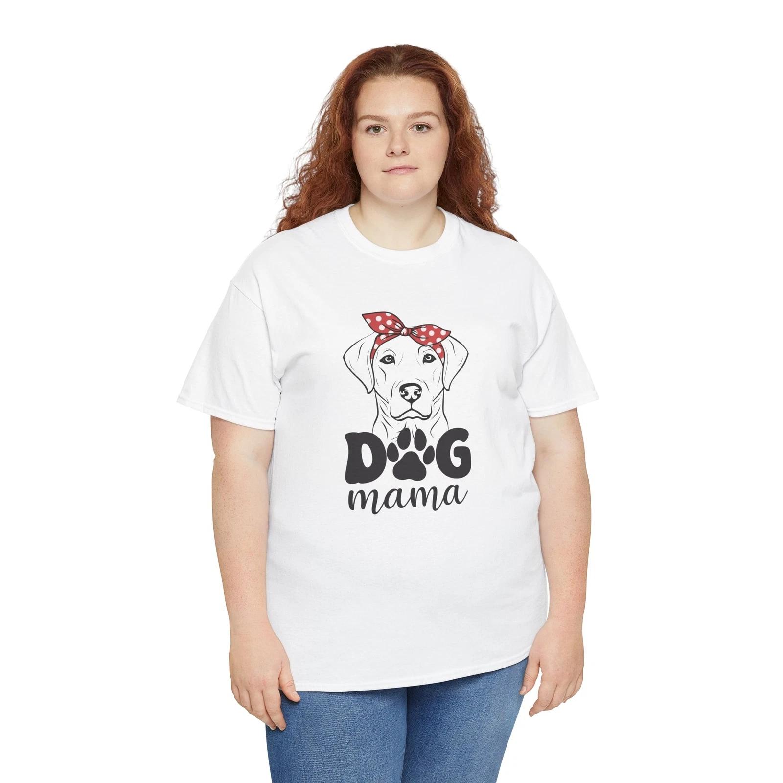 Dog Mom Dog Parent T-Shirt – Funny Puppy Lover Paw Print Graphic Tee | Dog Shirt 4XL