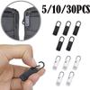 5-30 PCS Zipper Slider Puller Instant Zipper Repair Kit Replacement Broken Buckle Travel Bag Suitcase Head DIY Sewing Craft
