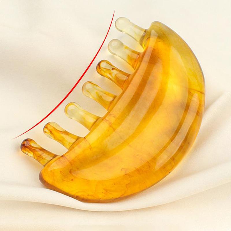 Scalp Relaxation Massage Comb Massage Facial Face Lifting Eye SPA Massage Plate Resin Multi-functional Scraper Tool Men Woman