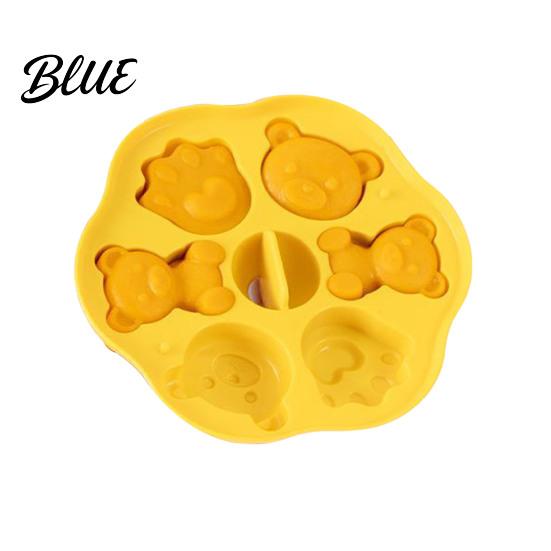 Reusable Chocolate Molds Silicone Bear Cake Mold Steamer Safe Food Baking Pan for Kids Easy Release Pastry Non Stick Heatproof Muffin Pudding Jelly