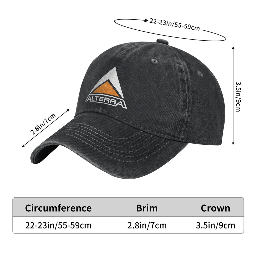 Gewaschene Baseballkappe Subnautica Sommer Trucker-Mütze Für Unisex Damen Alterra yk Cool Kpop Rock Sonne Snapback Kappe