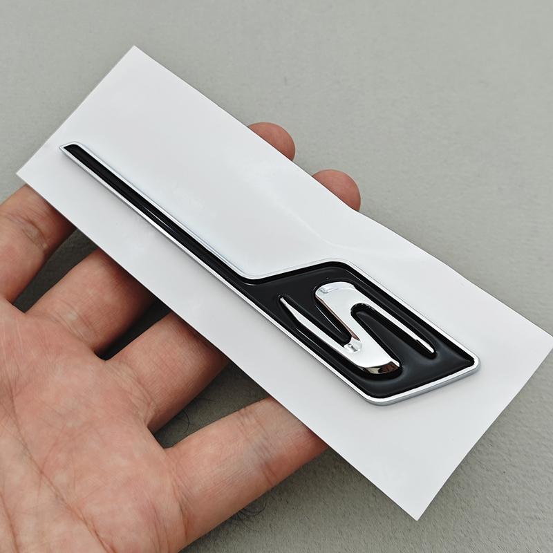 3D ABS Chrome Car Letters Logo A45 A45 S TURBO 4MATIC Stickers Rear Trunk Emblem Badge For Mercedes Benz AMG A45 A45S W177 W176