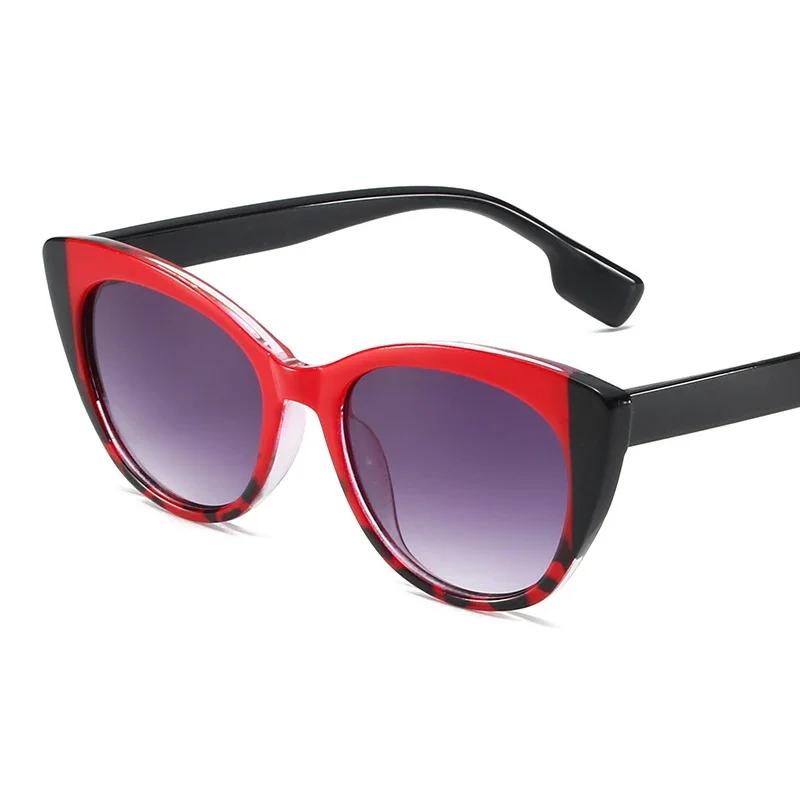 Cat Eye Sunglasses Women Men Classic Brand Mirror Stylish Sun Glasses Female Male Vintage Lens Personality Colors