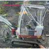 Mini Excavator Car Cover Warm Awning Thickened Pvc Windproof For Takeuchi TB016