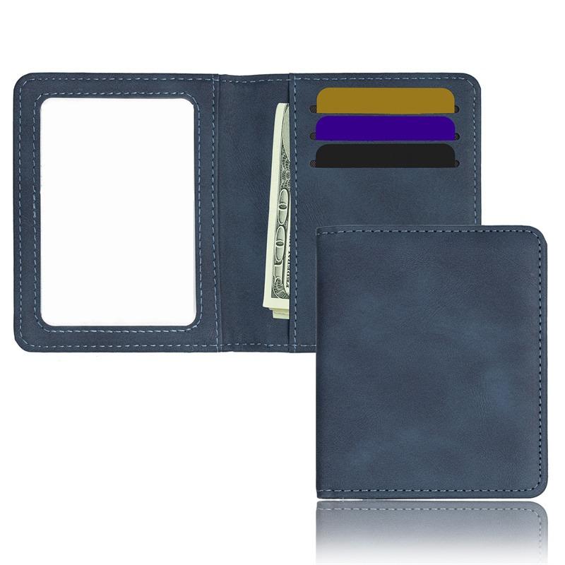 New Arrival Vintage Men's Genuine Leather Credit Card Holder Small Wallet Money Bag ID Card Case Mini Purse For Male