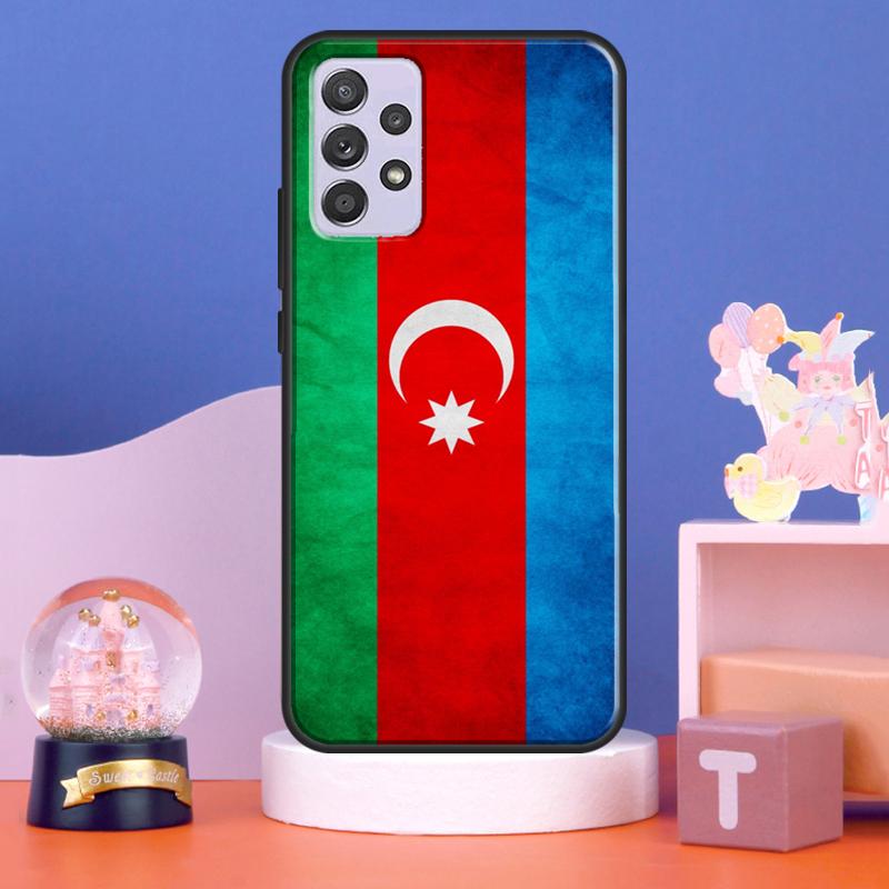 Azerbaijan Flag Case For Samsung Galaxy A56 A16 A26 A36 A55 A35 A15 A54 A34 A14 A52 A32 A12 A13 A33 A53 A17