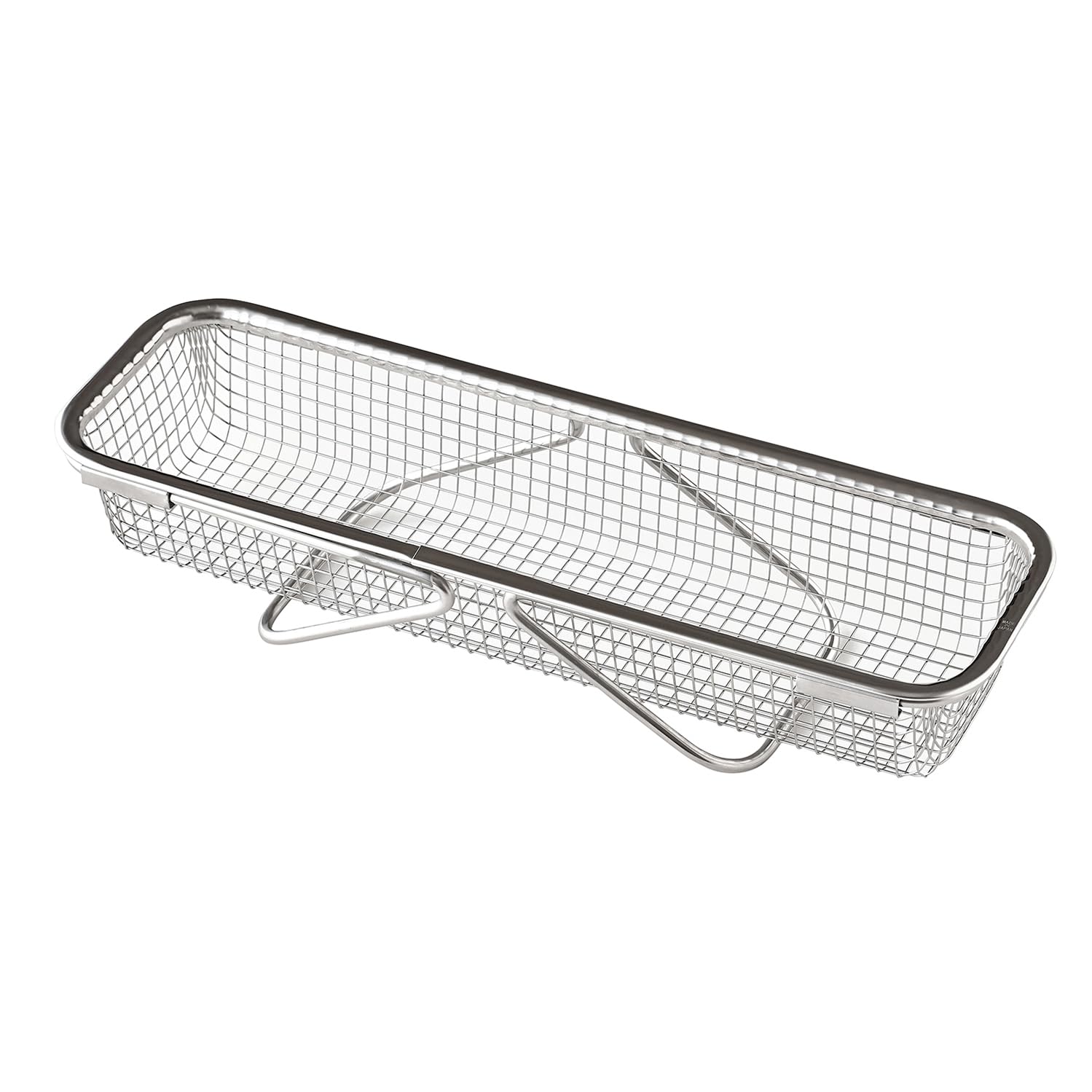 

Leye Slim Mesh Drainer, Stainless Steel, 41cm Wide, Compact Design, for Draining Vegetables and Dishes, Made in Japan