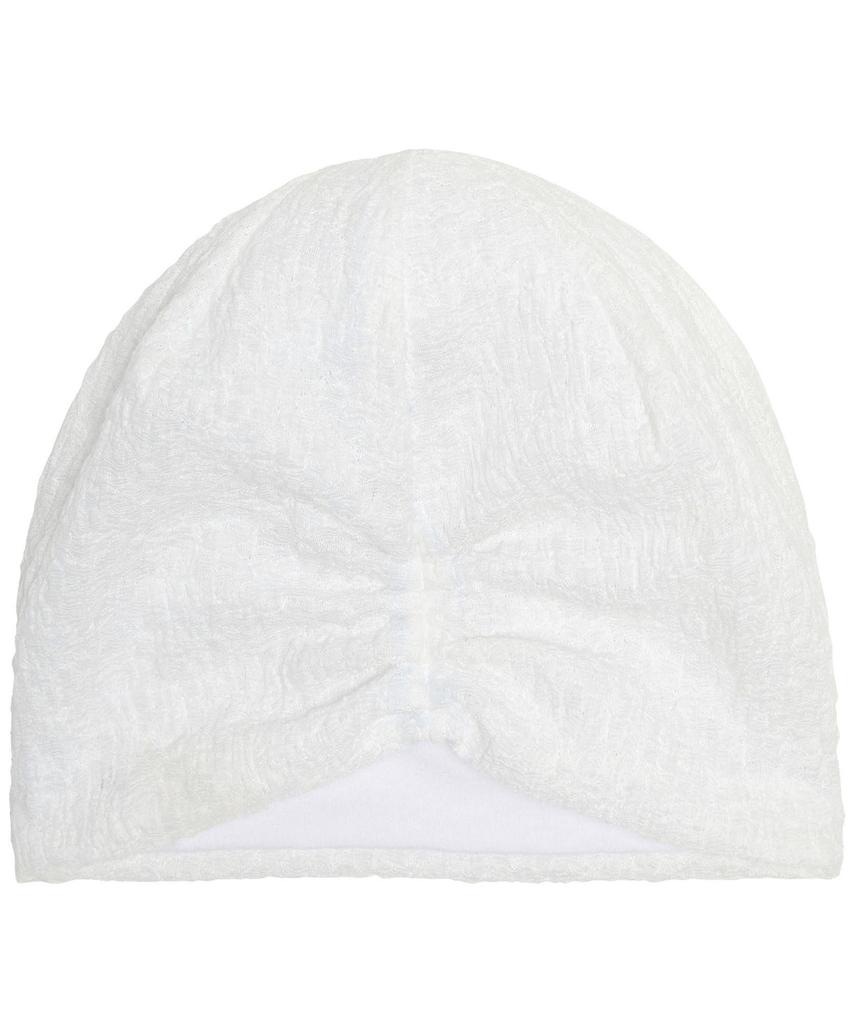 Peulleeoeob Ruffle Shirring Beanie (Fl-740_White)