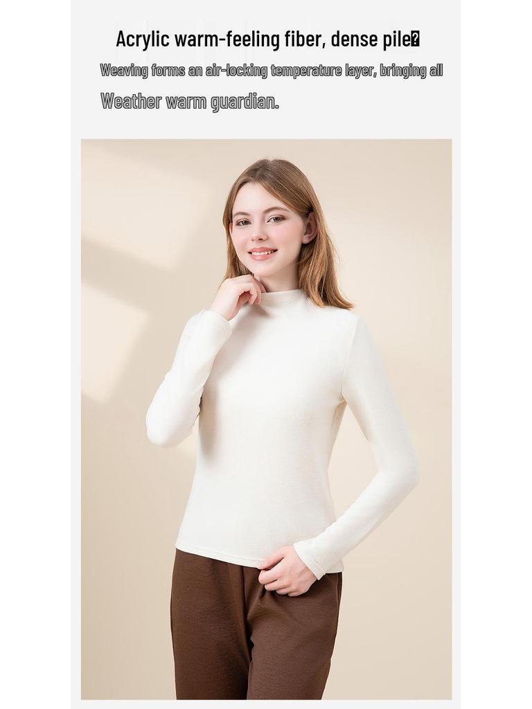 Dámské flísové základní vrchní triko z merino vlny na podzim