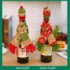 Wine Bottle Christmas Decoration Knitting Scarf Hat Set Party Fashion Gifts