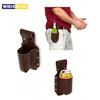1 pezzo Portabottiglie Classico in Pelle PU Borsa a Cintura Custodia per Bottiglia di Birra Zaino da Viaggio all'Aperto Creativo Portatile Zaino da Alpinismo