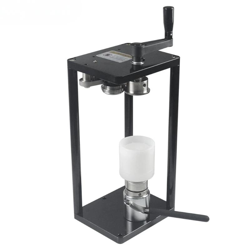 Desktop Manual Rotary Can Seamer 55MM PET Plastic Aluminum Tin Jar Soft Drinks Coffee Milk Bubble Tea Can Sealing Machine