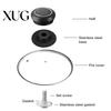 Bakelite Pot Lid Handle 2Pcs Knobs Set Universal Top Replacement Knob for Cookware Casserole Glass Heat Resistant Anti-Slip Grip Easy Installation