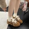 Retro lässige flauschige Schuhe Plüsch Deutsche Trainingsschuhe Damen 2025 Herbst und Winter neu Merad Forrest Schuhe thermische Baumwollschuhe