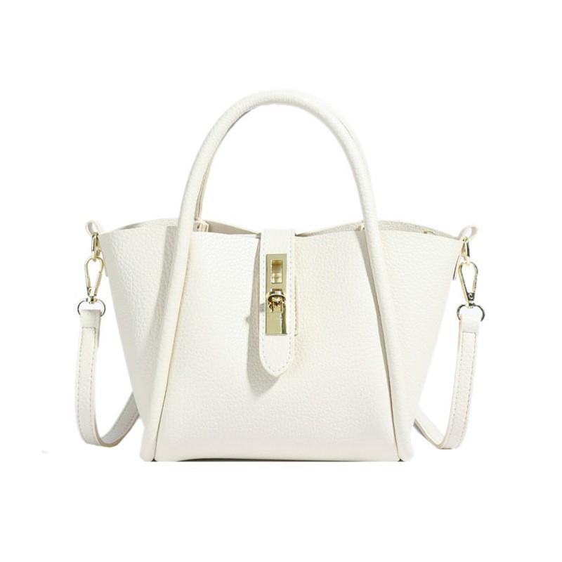 

Vegetable Basket Handbag Women s 2025 New Retro Fashion Bucket Bag Textured Western-style Niche Cross-body off білий колір