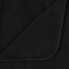 Plaid - Couverture 125 X 150cm - Polaire Douce - Noir - Lavable En Machine