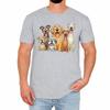 Funny Dog Cartoon Mens T-Shirt Cute Dog Lover Retro Animal Lover Gift