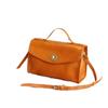 Vintage Messenger Bag Genuine Leather Women's Casual Crossbody Bag Women's Premium Sense Niche Envelope Bag Vegetable Tanned Cowhide Bag