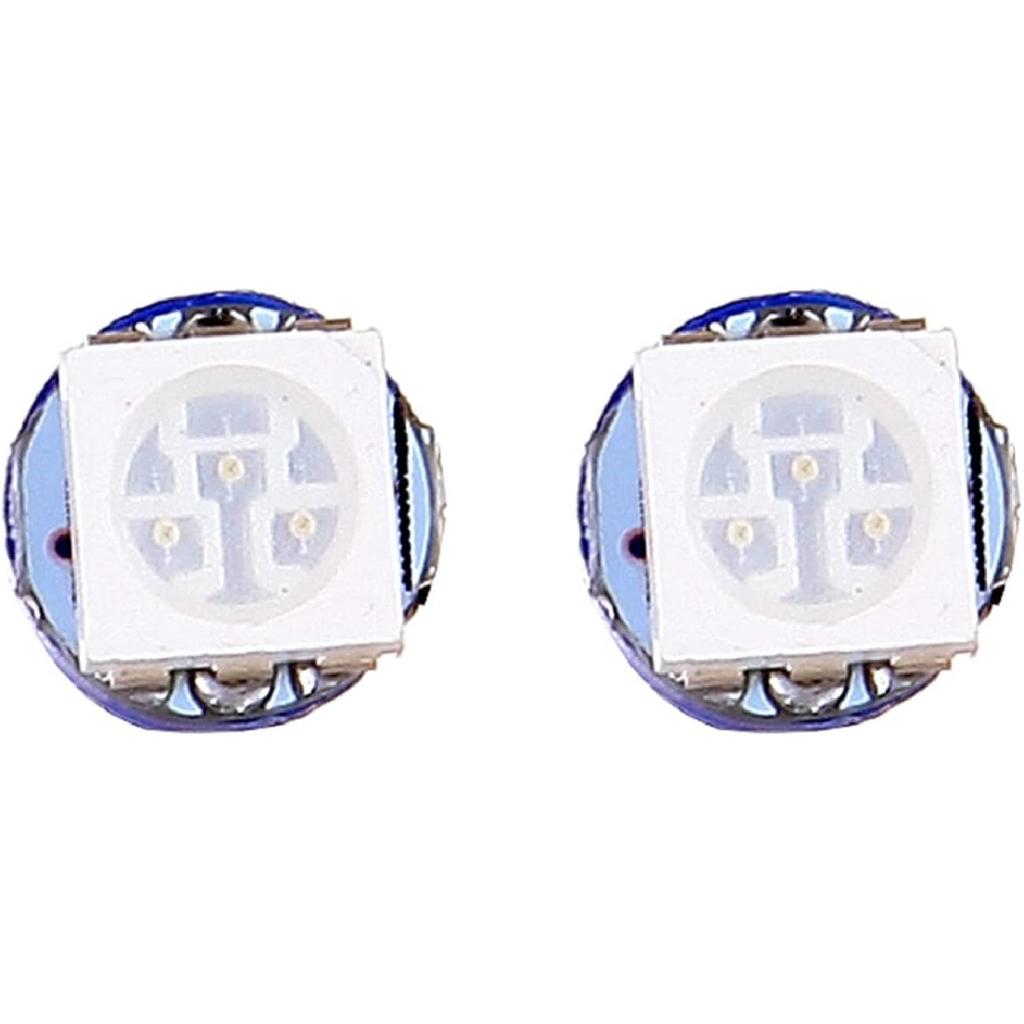 Cciyu 20x Blue T5 Blue Dashboard Instrument Panel Instrument Speedometer Gauge Cluster 37 73 74 79 17 57 5050 1-SMD LED Light Bulb 12V (blue)