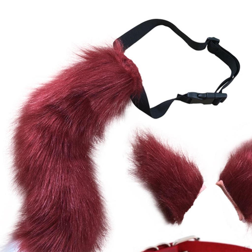 Cosplay Costumes, Long Tail Neck Choker Fancy Dress Kit for Carnival Masquerade