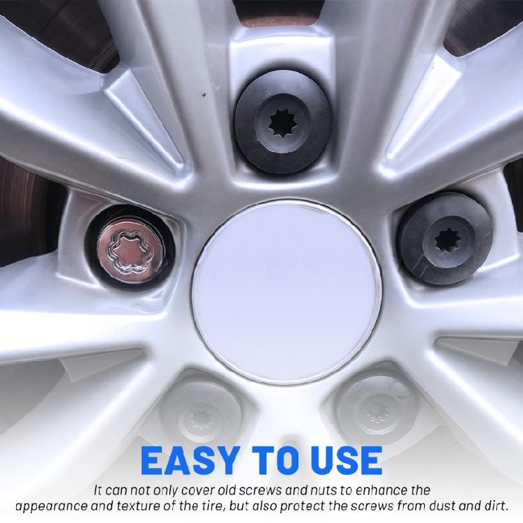 Bolt Caps with Puller Tool Wheel Nut Caps Screw Cover Automotive Accessory for 2003-2020 Quick Install