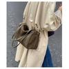 IELGY Retro Fashion Suede Ladies Messenger Bag - Large Capacity & One Shoulder Design
