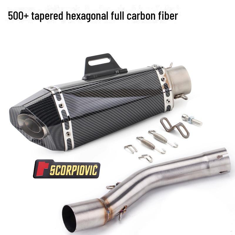 Stainless Steel Modified Exhaust for 300AC/300R/300RR/500 Motorcycles