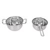 Cooking Pots Set Stainless Steel Milk Pot and Double Handle Soup Pot with Lids Easy To Clean for Kitchen