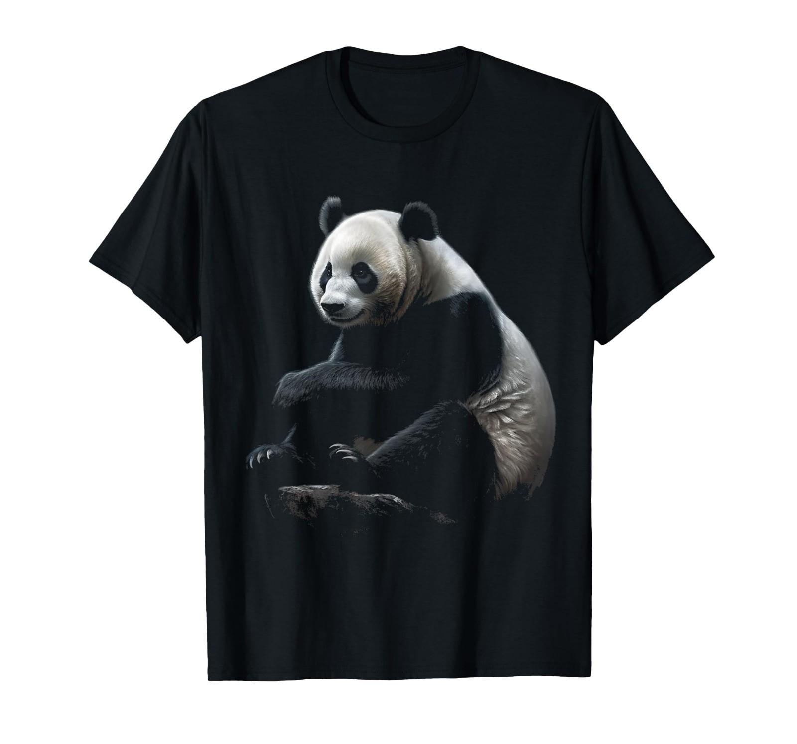 Large Panda Zoo - Animal Panda T-Shirt Mens Womens Tees Top L