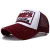 Neue Baseballkappe mit Buchstabenstickerei für Herren mit Netz-Snapback-Hut Chapeau Homme Sommer Atmungsaktiv Y2K Trucker Caps für Damen