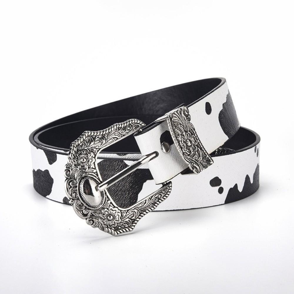 Spicy Girl Printed Belts PU Leather Women Waistband Unique Western Style Belt Women