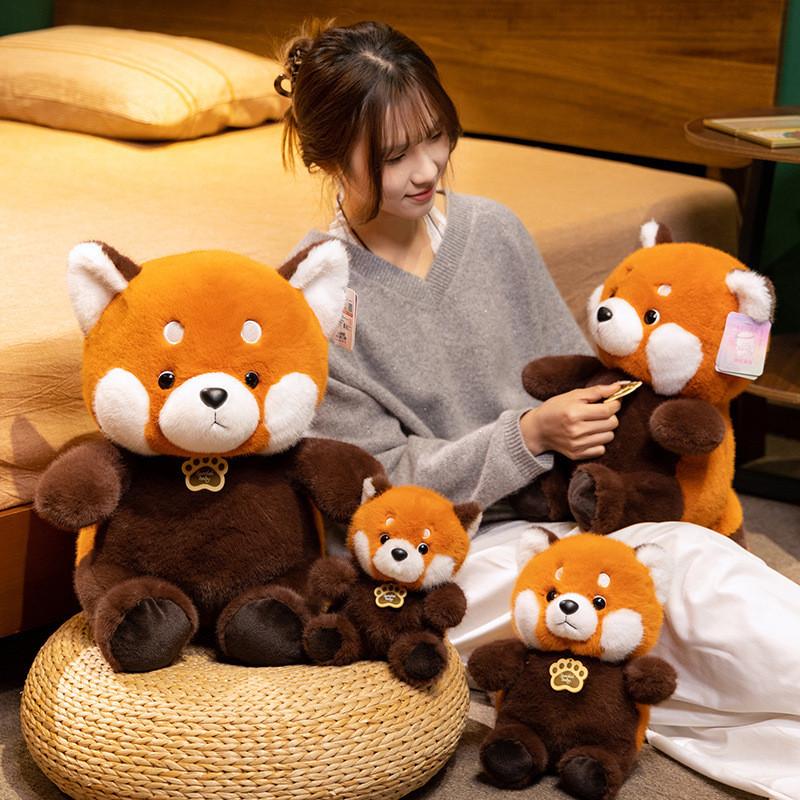 Toy Plush Raccoon Cuddly Bear Animal Stuffed Doll Kids Birthday Gift Decoration