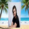 1Pc Urban Street Style Beach Towel, Quick Dry, Multi-Use for Beach Pool Gym Yoga Home Travel, Christmas, Halloween, Xmas Gift M928751