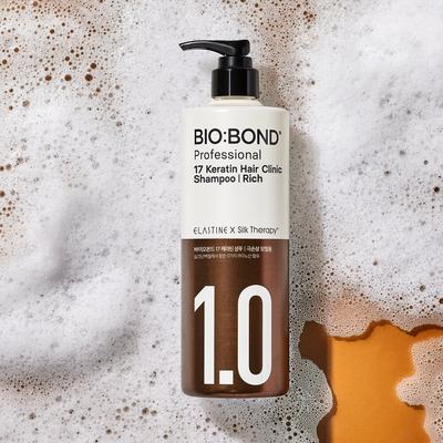 Bio Bond 17 Keratino plaukų klinikos šampūnas sodrus 450 ml