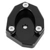 Qiilu Side Stand Motorcycle Kickstand Plate Side Stand Extension Pad for Kawasaki Z650 /