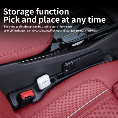 Car Seat Gap Filler Universal PU Leak-proof Filling Strip Anti-Drop Seat Gap Strip With Hole Car Decor Auto Interior Accessories