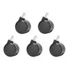 5Pcs Office Chair Wheels Computer Swivel Chair Pole Universal Pulley Replacement Mute