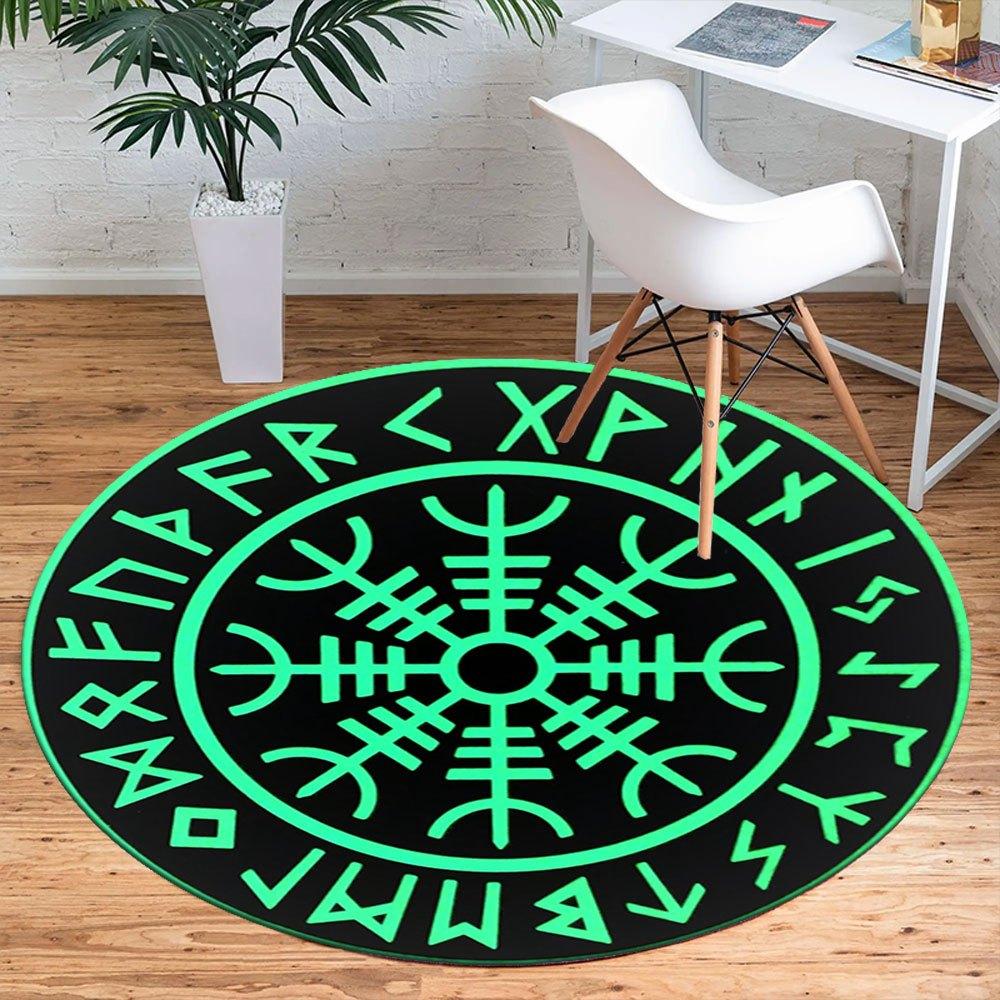 Viking Vegvisir Compass Norse Runes Sticker Decal - Waterproof & UV Resistant - Perfect for Cars, Laptops, Skateboards, Lockers, Walls, Windows, Doors