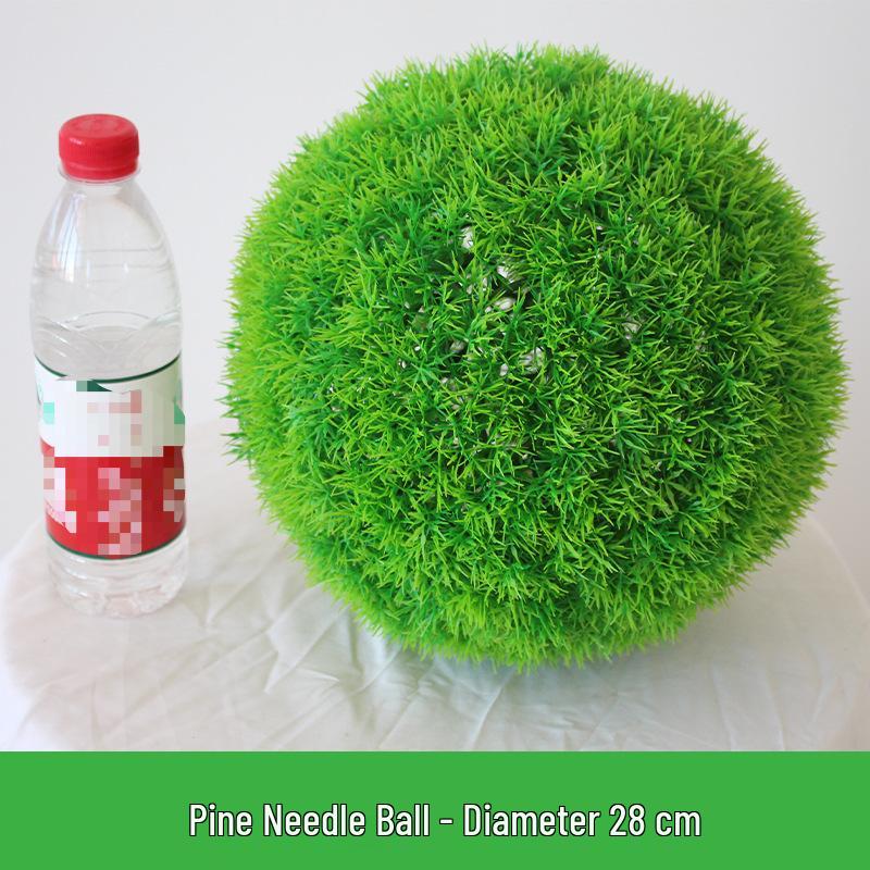 Artificial Greenery & Grass Ball Ceiling Decoration for Visual Merchandising and Store Windows
