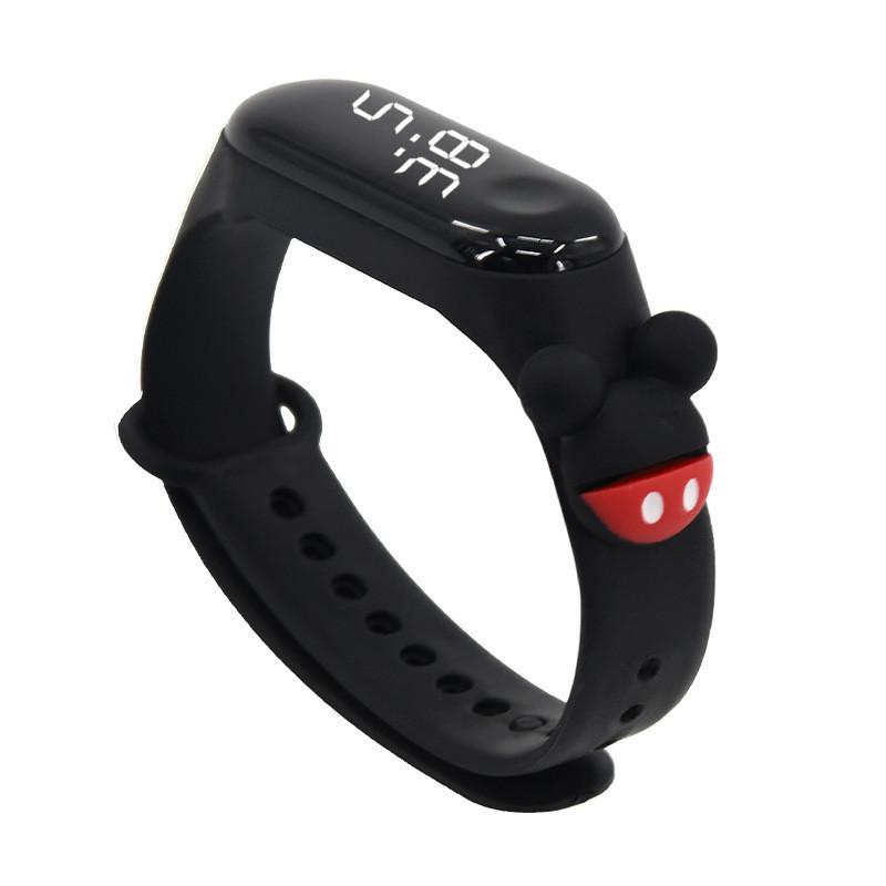 Mickey Mouse Digital Kids Watch With Waterproof Tpu Band For Children And Touch Control