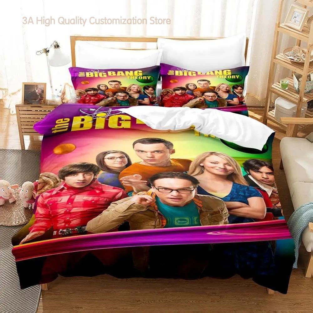 The Big Bang Theory Beding Set Single Twin Ful Quen King-Sized Dimensionsd Dimensions Bed Linen Set Aldult Young Boys Bedrom Duvetcover Sets 3D Print