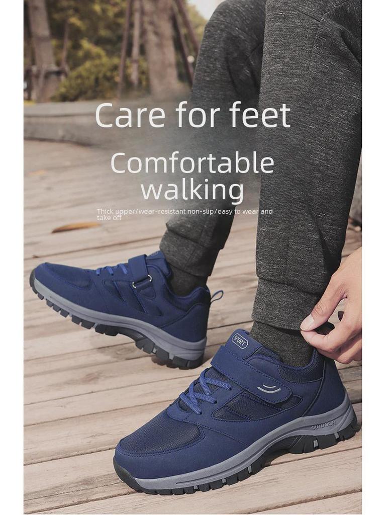 Bequeme Herren- und Damen-Frühlings- und Herbstschuhe mit weicher Sohle zum Gehen und Reisen für Mittelalte und Ältere