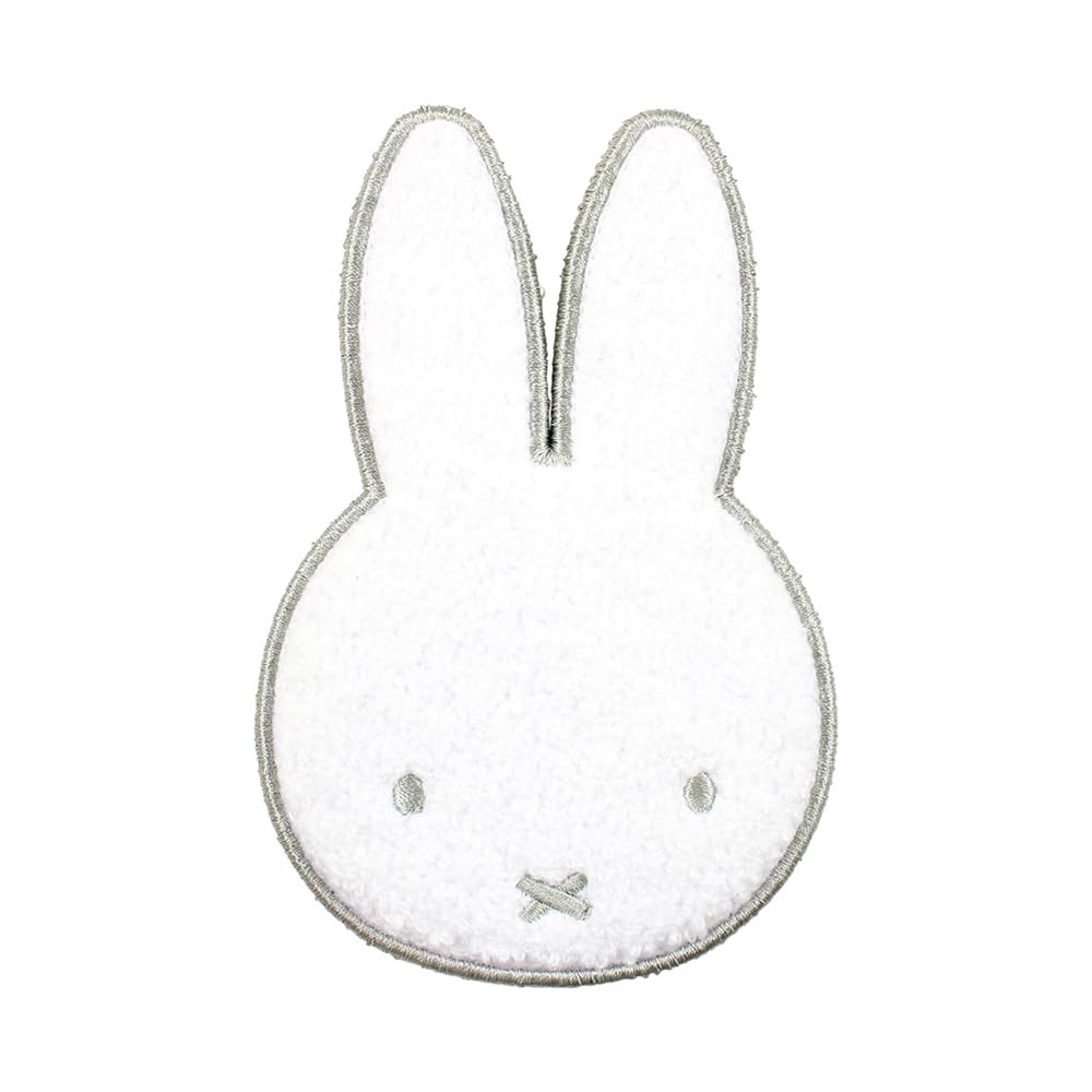 Tees Factory Miffy Sagara Embroidered Mini Multi-Purpose Mat, White, MF-5542785WH