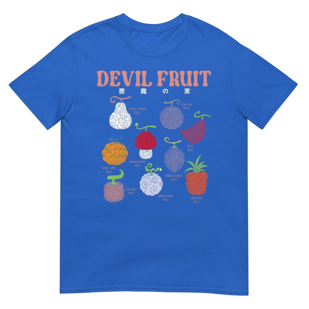 One Piece Anime Devil Fruit Varieties Illustration TShirt