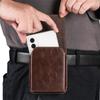 Leather Waist Bag for Samsung Fold8 & Huawei Pura X Max - Crazy Horse Folding Phone Case