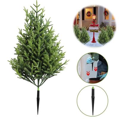 Christmas Decoration Simulated Pine Cypress Trees Indoor Outdoor Home Decor for Courtyard Artificial Green Plants Xmas Ornaments